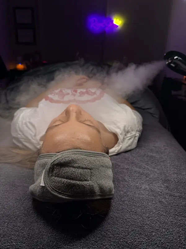 Relaxing facial with steam treatment at Royal Glow Beauty & Esthetics in Boardman, Ohio
