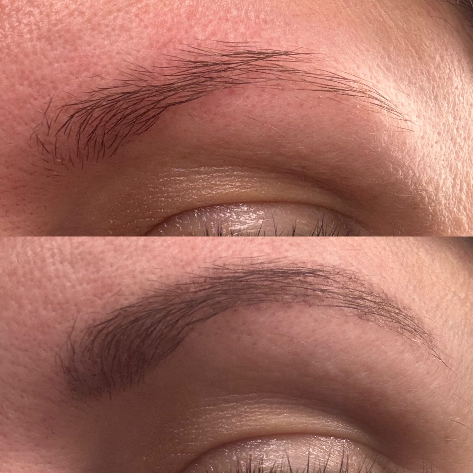 Professional henna brow results at Royal Glow Beauty & Esthetics in Boardman, Ohio