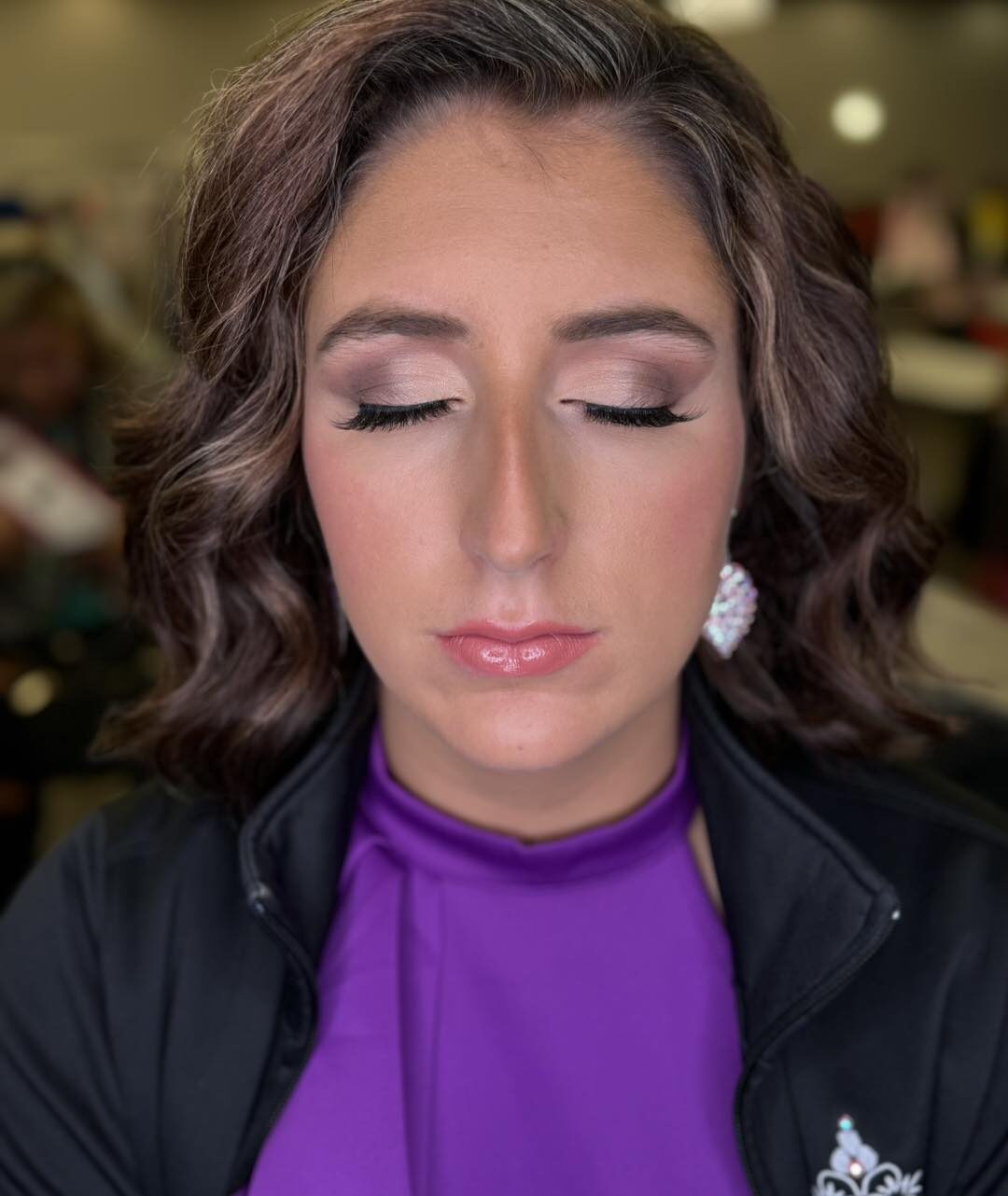 Beautiful bridal makeup results at Royal Glow Beauty & Esthetics in Boardman, Ohio